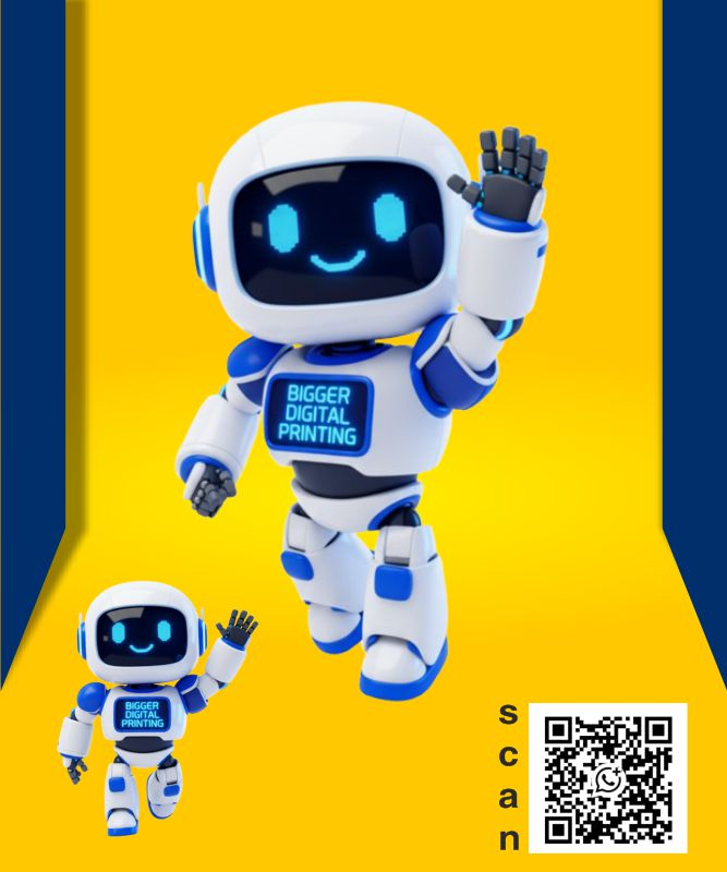 akrilik robot bisa menyala dalam gelap