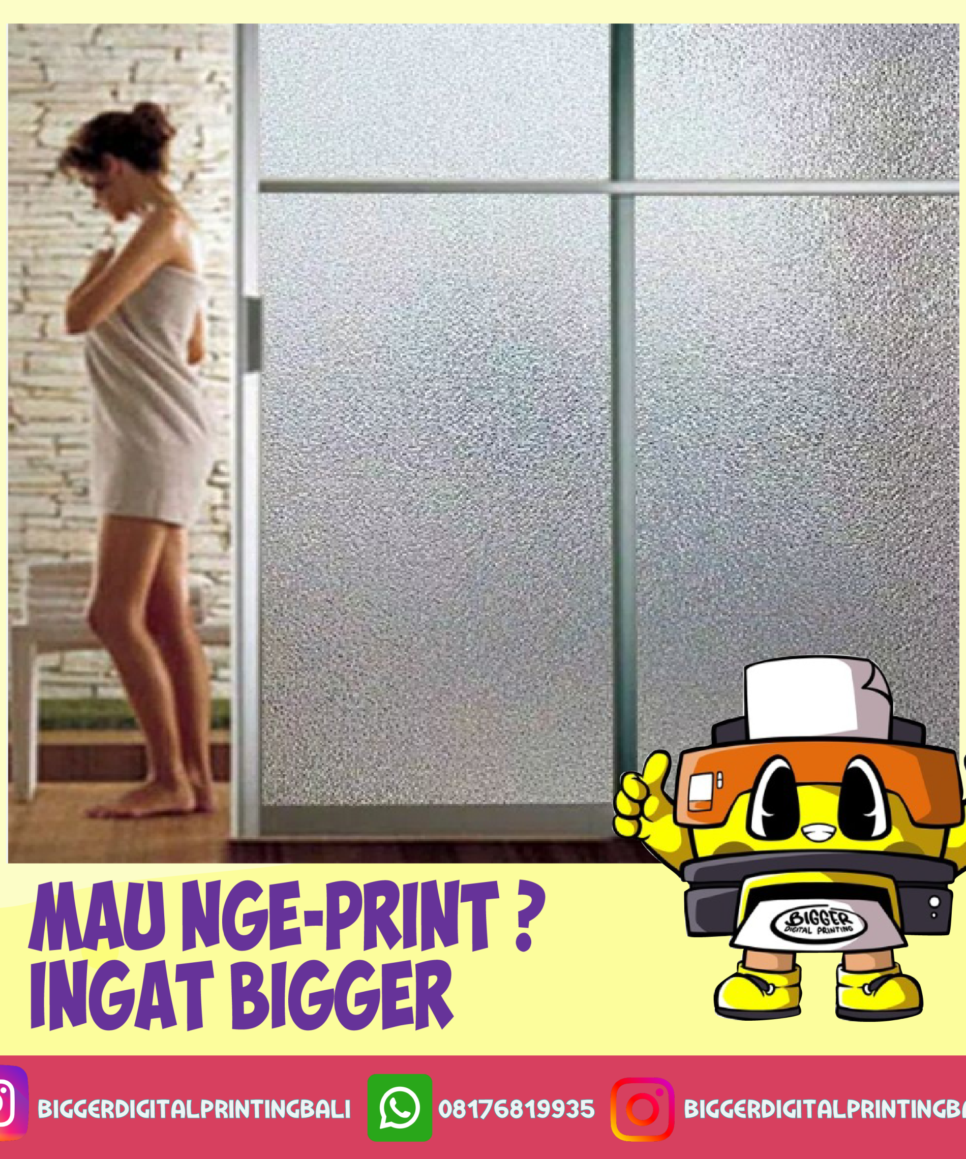 costume sticker kaca termurah di bali